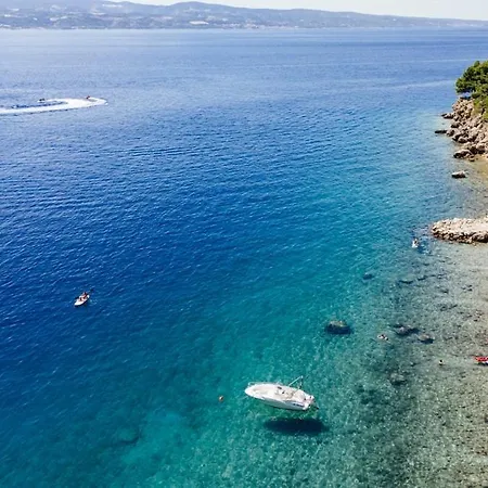 Seaside Luxury With Jacuzzi And Sea View, Omis 빌라